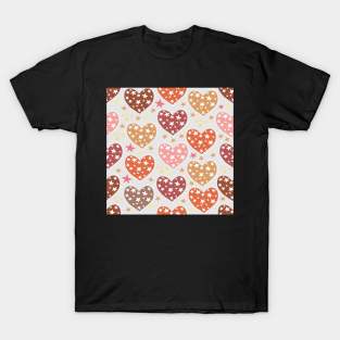 Heart Pattern T-Shirt